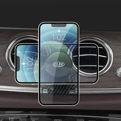 Vista 3 de BEERTE Fuerte soporte magnético para teléfono de automóvil para Mercedes Benz Clase E 2016-2023 E300 E200 E260 E220d, Benz Clase CLS 2018-2023