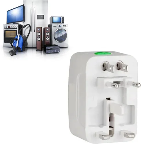 Vista 8 de LIANGLIDE Adaptador de viaje en todo el mundo, adaptador de corriente universal portátil multiusos en todo el mundo adaptador de enchufe de viaje