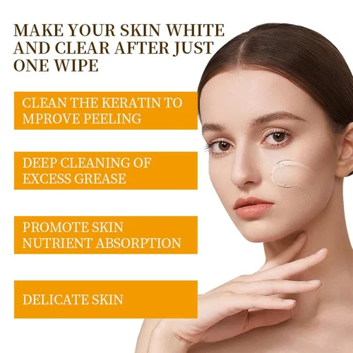Vista 3 de Gel exfoliante naranja, gel exfoliante de enzima naranja para cara y cuerpo, poros de limpieza profunda, elimina puntos negros, exfoliante