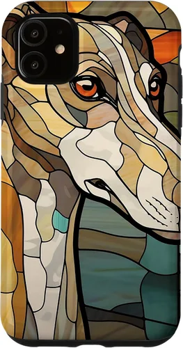 Vista 8 de Carcasa para iPhone 11 Pro Greyhound Dog