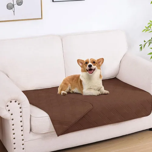 Vista 124 de hyha - Manta impermeable para cama de perro, mantas suaves para mascotas, funda impermeable para sofá para perros, fundas reversibles lavables