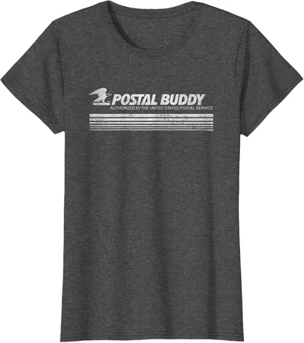 Vista 3 de USPS Vintage Postal Buddy - Camiseta, Negro, S