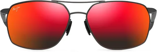 Vista 8 de Maui Jim mens Puu Kukui Rectangular Sunglasses