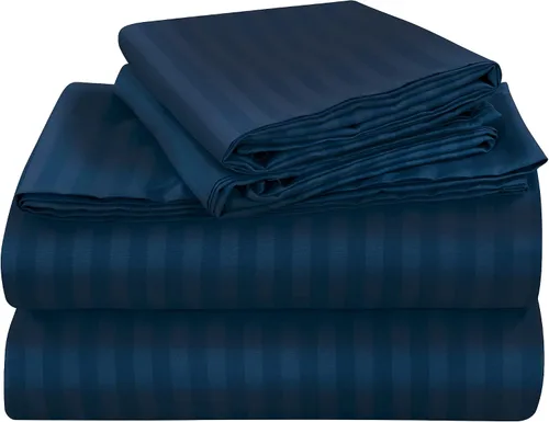 Vista 19 de ROYALE LINENS Juego de sábanas de 3 piezas para cama individual - Ropa de cama de microfibra cepillada suave de 1800 hilos - 1 sábana bajera