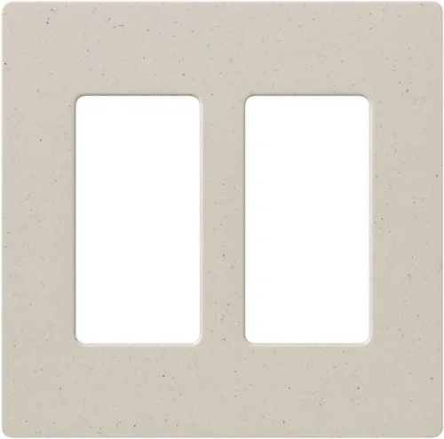 Vista 19 de Lutron Claro - Placa de cubierta para interruptor de luz, placa de pared de 2 posiciones, para interruptores de luz decorativos, cubierta