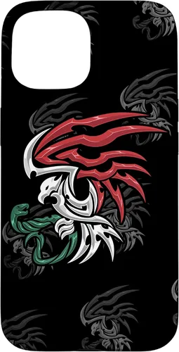 Vista 6 de Bandera de México - Funda estilo tribal del escudo de armas mexicano para iPhone 17