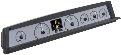 Vista 2 de Dakota Digital 71-76 Chevy Caprice Impala Analógico Personalizable Gauges Kit Aleación Plata Estilo HDX-71C-CAP-S