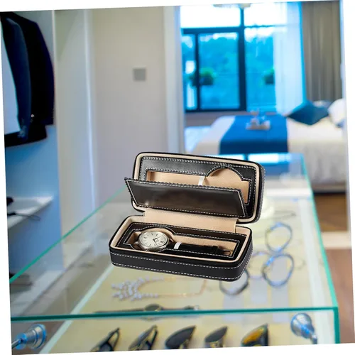 Vista 9 de Holibanna 1Pc Box watch box Watch Display watch case for women watch storage case for men relojes para hombre mens bracelet Watch Holder man