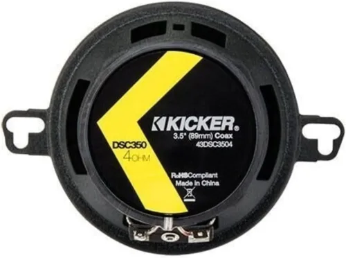 Vista 4 de Par de altavoces coaxiales KICKER DSC350 de 3.5 pulgadas (89 mm), 4 ohmios