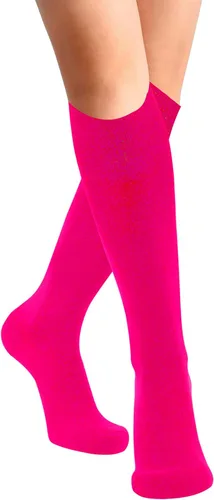 Vista 6 de FOOTPLUS Calcetines de béisbol y sóftbol, unisex, por encima de la rodilla, sólidos, deportivos, rugby, fútbol, regreso a casa