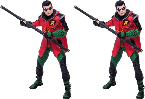 Vista 8 de McFarlane Toys DC Multiverse Robin (Gotham Knights) Figura de acción de 7 pulgadas con accesorios DC Multiverse Gaming 7 Inch Action Figure Gotham