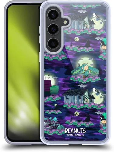 Vista 51 de Head Case Designs Funda de gel Spooktacular con licencia oficial de Peanuts Linus y Snoopy [protección de grado militar] compatible con Google Pixel