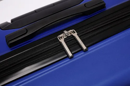 Vista 6 de Vince Camuto - Carrito rígido extensible y ligero con ruedas giratorias dobles, Azul tinta, 28-Inch