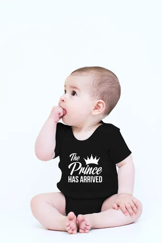 Vista 2 de CBTwear The Prince Has Arrived - Ropa de bebé - Divertidos trajes para recién nacidos para niños
