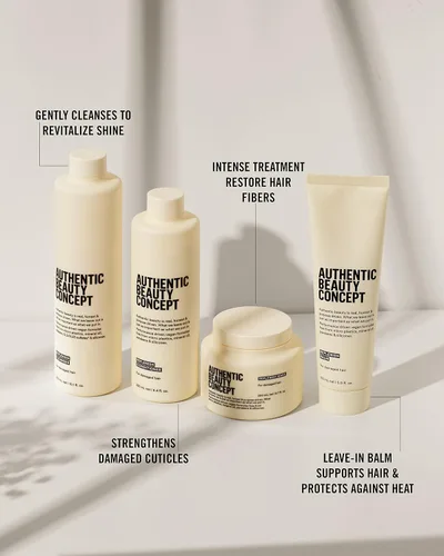 Vista 2 de Authentic Beauty Concept Replenish Cleanser Champú Cabello dañado Nutre y fortalece el cabello Vegano y libre de crueldad Sin sulfatos