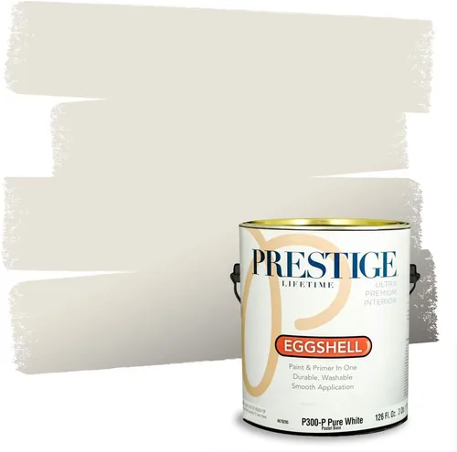 Vista 127 de PRESTIGE Pinturas Pintura Exterior e Imprimación en Uno, 1 Galón, Mate, Combinación Comparable de Sherwin Williams* Black Magic* SW6991-PCM