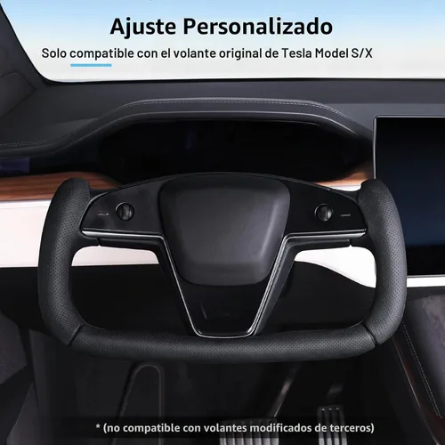 Vista 2 de Funda de volante para Tesla Yoke Model X Model S (2021-2026)