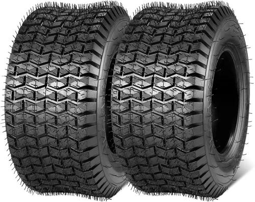Vista 12 de MaxAuto FOX V1 - Neumáticos para cortacésped de 15 x 6.00-6 nhs, neumáticos de tractor de césped de 15 x 6.00 x 6, neumático de carrito de golf