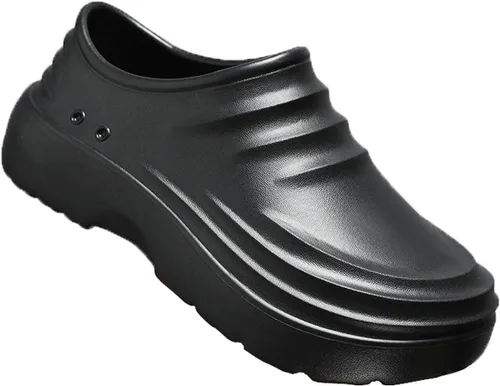 Vista 7 de Zapatos de chef para hombres y mujeres, resistentes al aceite, sandalias de trabajo para enfermera, jardín, baño, sandalias de trabajo, ligeras