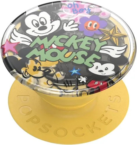 Vista 34 de PopSockets Agarre adhesivo para teléfono, soporte, soporte para teléfono, Disney - Mickey Cobweb