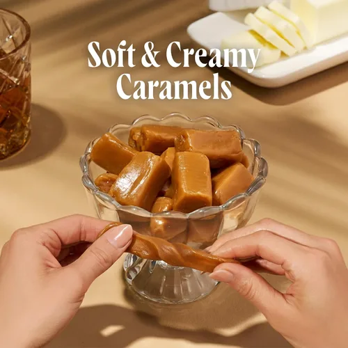 Vista 7 de Caramels.com Caramelos de escocés y ron con mantequilla Caramelo suave Pack de dos Envueltos individualmente Regalo variado ideal