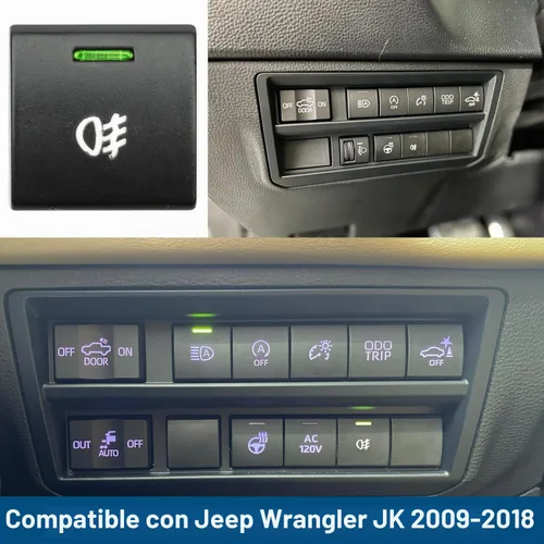 Vista 4 de Arnés de cableado de luz antiniebla H11 H8 para J'eep Wrangler JK 2009-2018 con kit de interruptor de encendido/apagado estilo OEM y relé de 40 A