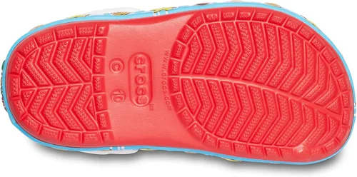 Vista 4 de Crocs Zuecos de superhéroe para niños Zapatos iluminados, Negro