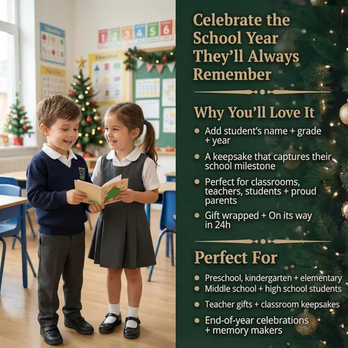 Vista 8 de Marco de fotos personalizado 2026 Adornos de Navidad preescolares personalizados las 24 horas para árbol Regalo de recuerdo personalizado