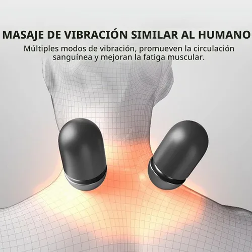Vista 5 de Masajeador de tracción de almohada 2025 nuevo para joroba cervical - Almohada cervical 3 en 1 con terapia de calor, espuma viscoelástica para alivio