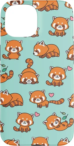 Vista 6 de Cute Funny Kawaii Womens Girls Kids Red Panda Lover Pattern Case for iPhone 17