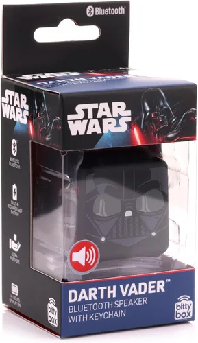 Vista 5 de Bitty Boomers Star Wars: Darth Vader - Bitty Box - Llavero con altavoz Bluetooth de 1.3 pulgadas