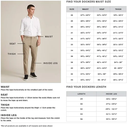 Vista 4 de Dockers Smart 360 Flex Pantalones chinos de ajuste recto, el mejor, para hombre