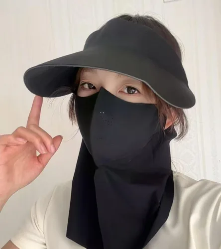 Vista 6 de Summer Cooling Neck Gaiter Face Mask for Women, UPF 50+ UV Protection, Breathable Ice Silk Sun Protection Mask