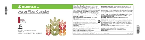 Vista 2 de Herbalife Complejo de fibra activa sabor manzana (7.4 oz 7.41 oz)