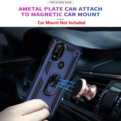 Vista 6 de STARSHOP Funda compatible con Moto G Pure, con protector de pantalla de vidrio templado incluido, protección contra caídas de grado militar a prueba