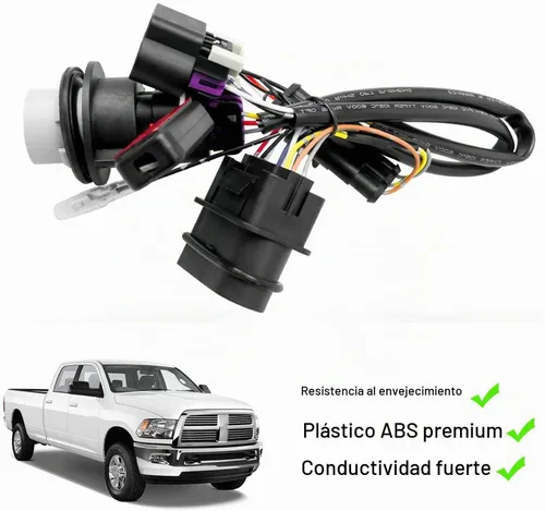 Vista 3 de 13-18 Ram 1500 2500 3500 Adaptador de cableado de conversión de faros proyectores de fábrica a luz base de reflector de fábrica, convertidores