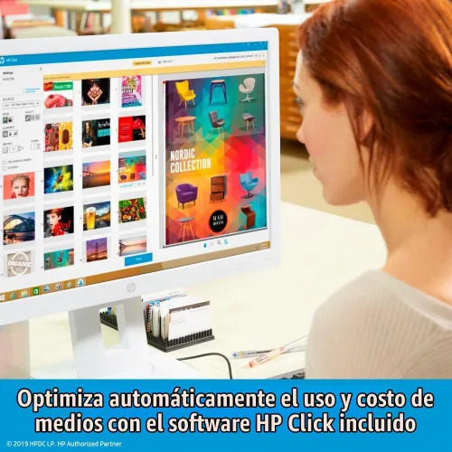 Vista 4 de HP DesignJet Z9+ Impresora fotográfica posdata de gran formato - 24", con espectrofotómetro (W3Z71A)