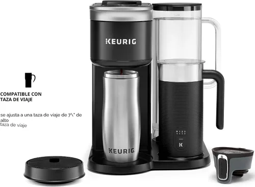 Vista 13 de Keurig K-Cafe SMART - Máquina de café de una sola porción con cápsulas K-Cup, color negro