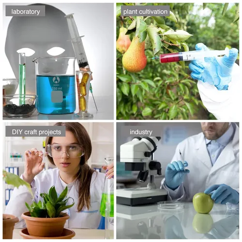 Vista 6 de Paquete de 150 candados Luer de 27 Ga 1/2 pulgadas para laboratorios científicos