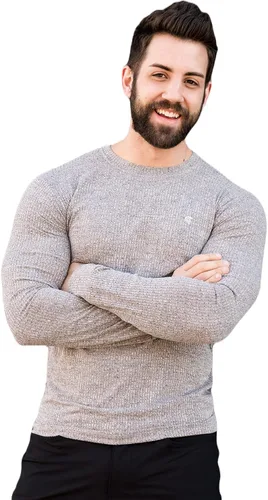 Vista 11 de The Argo - Camiseta de manga larga ultra suave para hombre, de algodón, pide una talla más grande Negro
