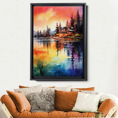 Vista 6 de Enchanting Forest, Nature-Inspired Aluminum Print Woodsy Wall Art Décor Captivating Natural Beauty