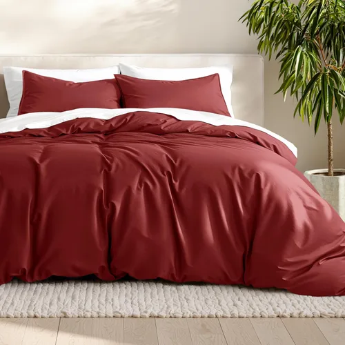Vista 30 de Bare Home - Funda de edredón de ropa de cama extra larga - Colección premium de 1800 hilos súper suave - Funda de edredón ligera y fresca - Ropa