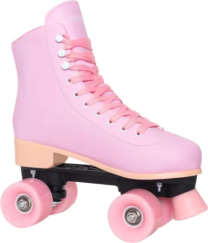 Vista 6 de Nattork Patines de rodillos para mujeres, diversión al aire libre, patines de derby de moda para hombres, niñas, niños, patines para pistas cubiertas