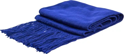 Vista 3 de TINKUY PERU - Lana de alpaca peruana - Unisex tejido flecos cepillado bufanda