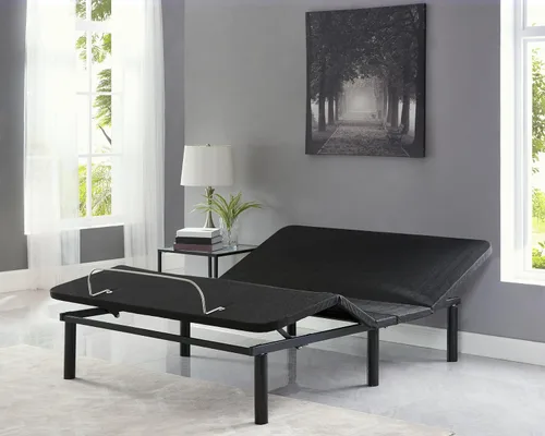Vista 12 de Naomi Home Base de cama ajustable individual XL, metal, negro, 7 posiciones