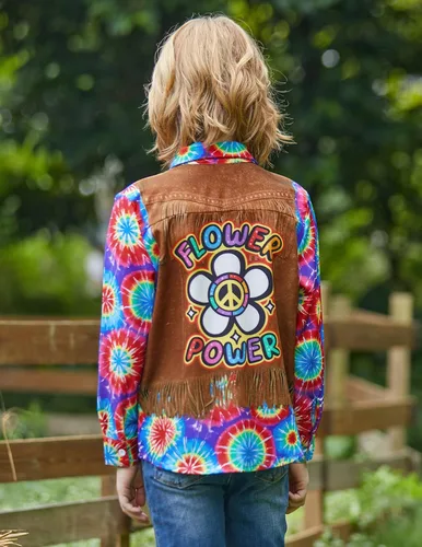 Vista 6 de BesserBay Camisa hawaiana de manga larga con botones para niños de 4 a 12 años