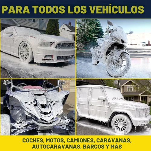 Vista 7 de Pulverizador de agua para automóvil Pistola de espuma (para manguera de jardín)