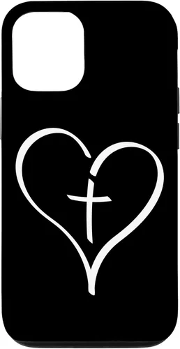 Vista 28 de Blessed Christian Heart Jesus Cross Christian Catholics Cute Case for iPhone 16