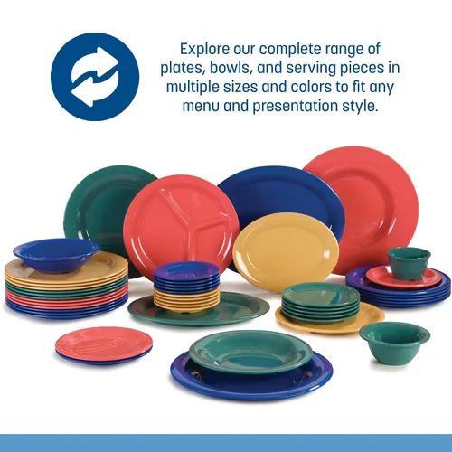 Vista 5 de Carlisle FoodService Products Dallas Ware - Cuenco de plástico reutilizable para bufés, hogar y restaurantes, melamina, 14 onzas, marrón tostado