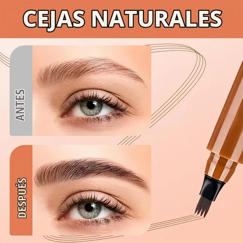 Vista 2 de Lápiz de Cejas para Microblading, Mejorado 2025 Impermeable de Cuatro Puntas para Barba y Cejas, Lápices de Cejas 3D de Larga Duración para Mujeres